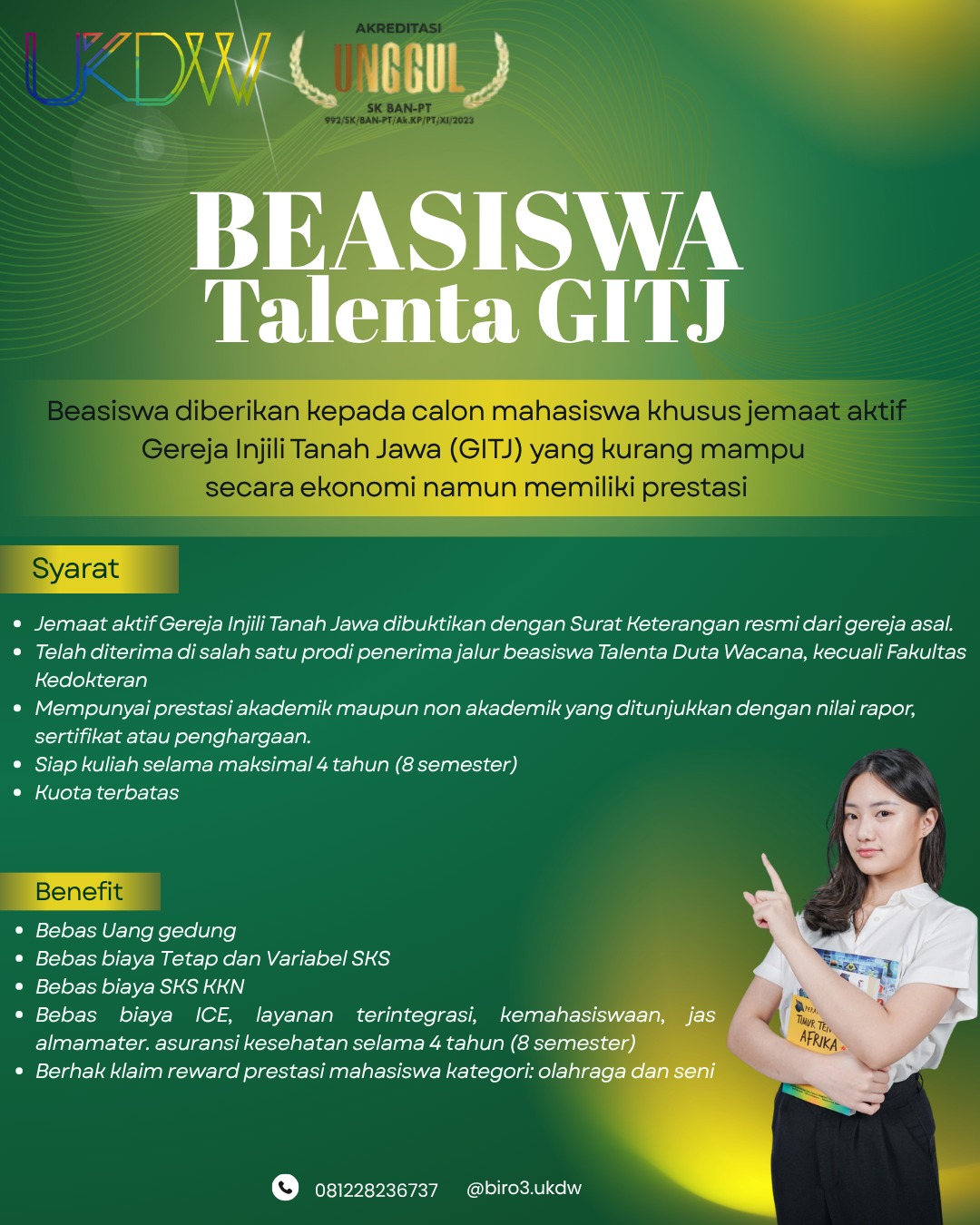 Flyer GITJ Talent Scholarship